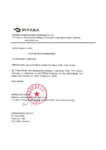 PITAKA Zertifikat